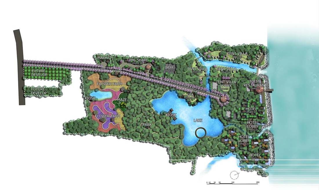 Tent Villa & Theme Resort — Masterplan